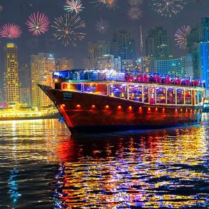 New Year's Eve Fireworks Dhow Cruise Dubai Marina